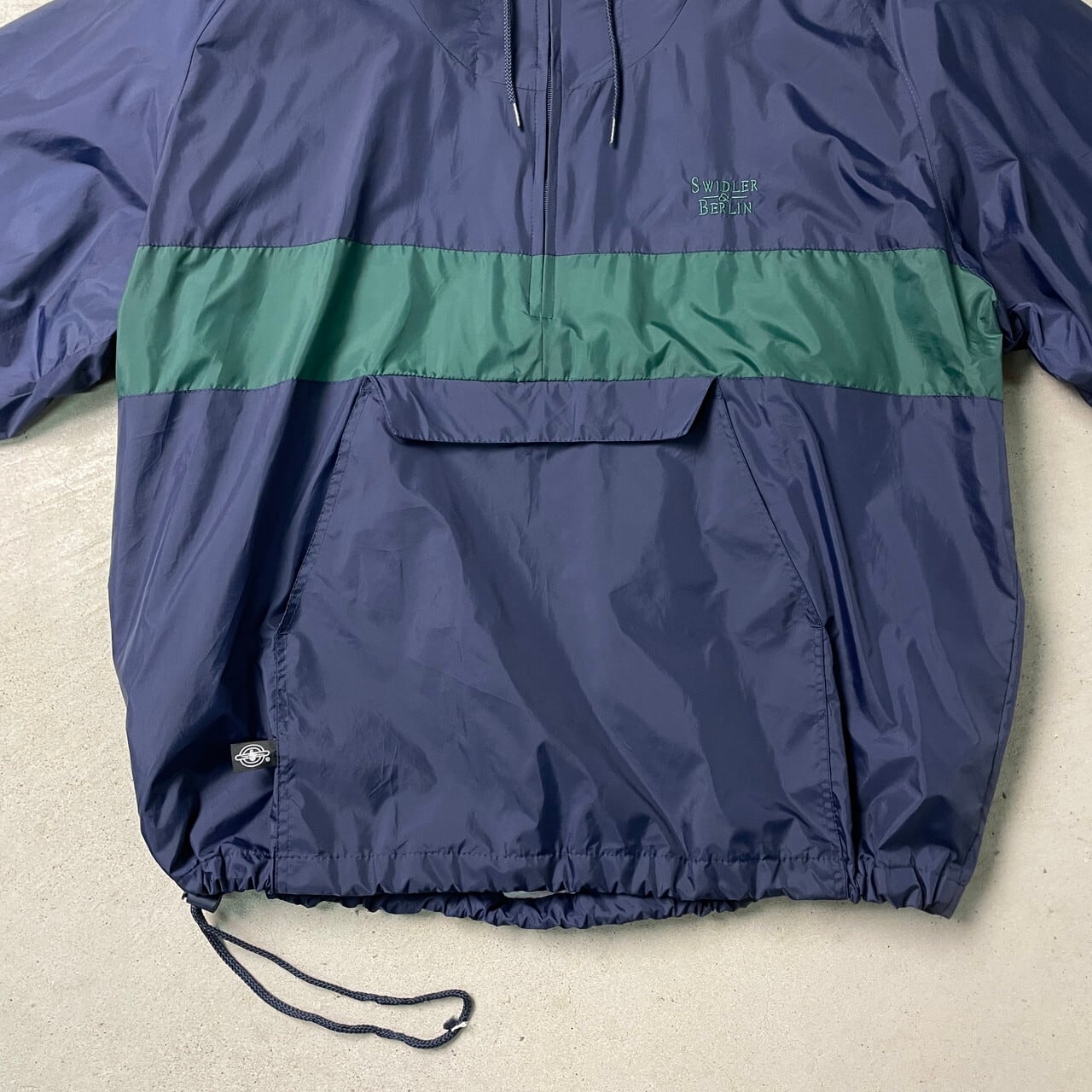 CHARLES RIVER アノラックパーカー 企業ロゴ メンズL-XL相当 古着