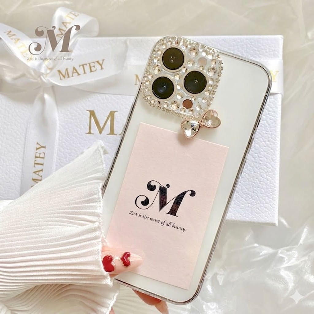 ストーンクリアリボンiPhoneケース | Matey