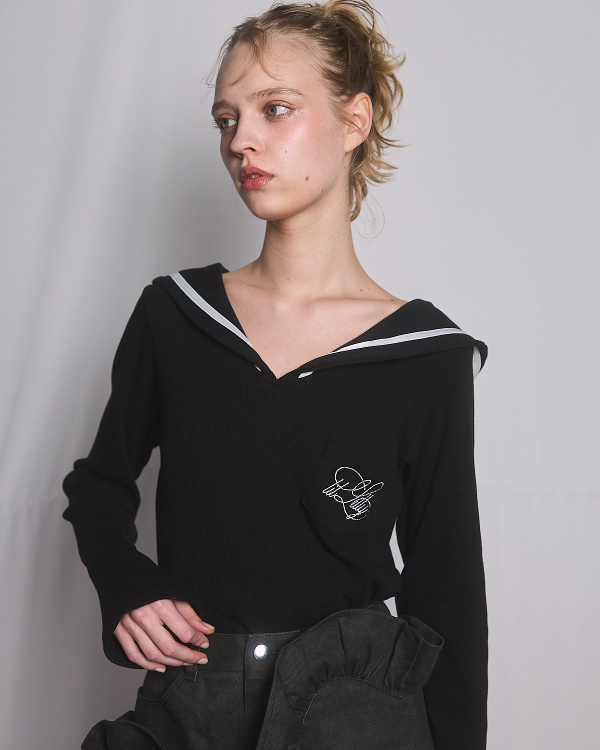 lilLilly セーラーブルゾン セーラーリブニットパーカー | lilLilly official webstore
