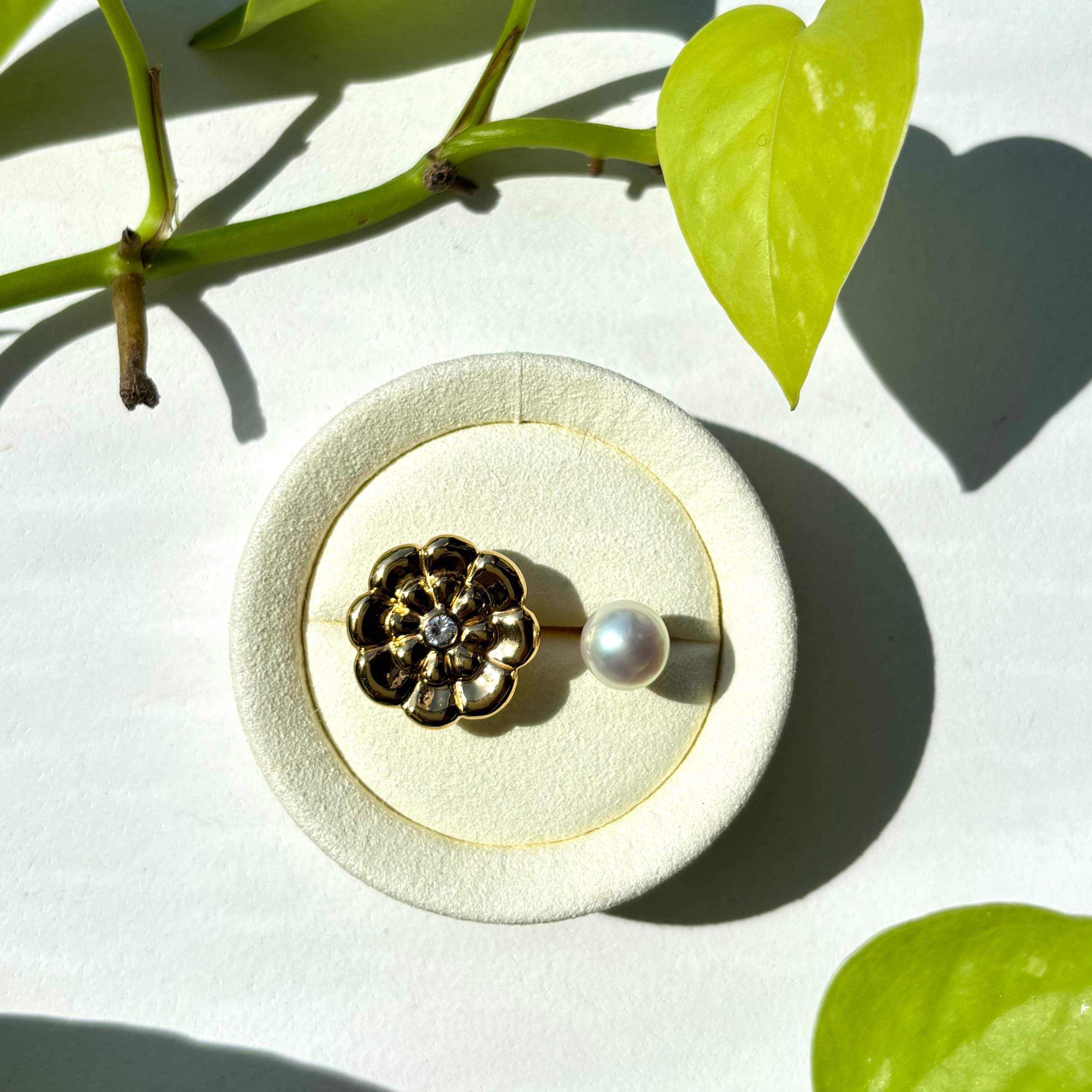 hana bloom ring (K18gp)