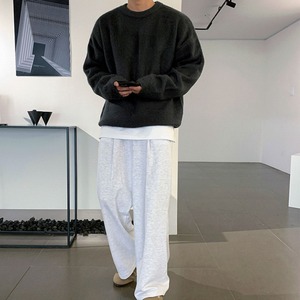 シンプルラウンドネックニット　MT0080360