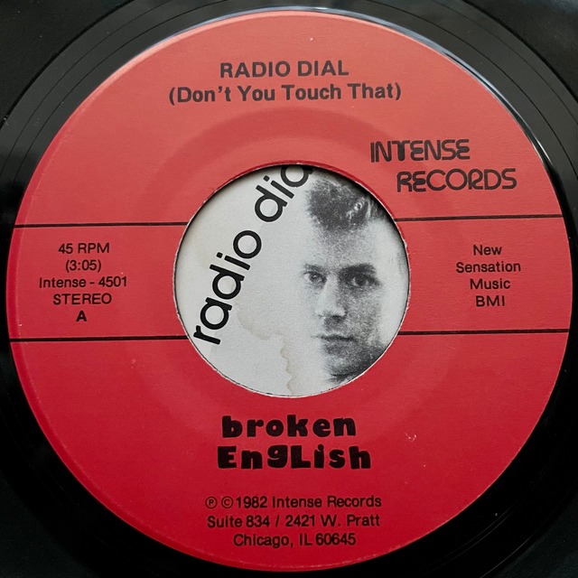 Broken English Radio Dial [1982 USA] PoP’n’RoLL Records