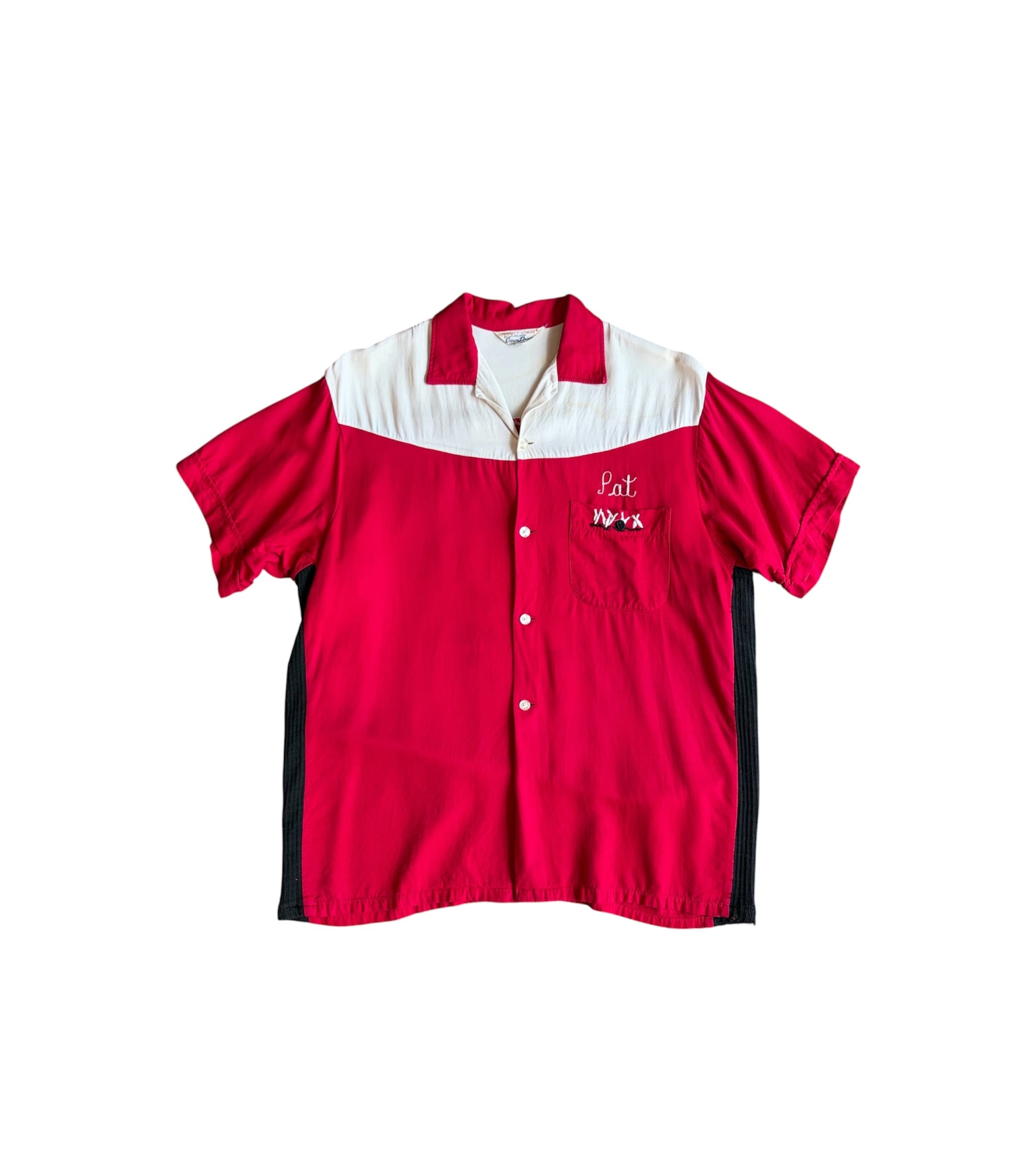 50s-60s Crown Prince 2トーン レーヨンボーリングシャツ M | enishi