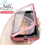 【iphone12対応】 360° 全面保護 強化ガラス 耐衝撃 シンプル デザイン iphone ケース 7配色