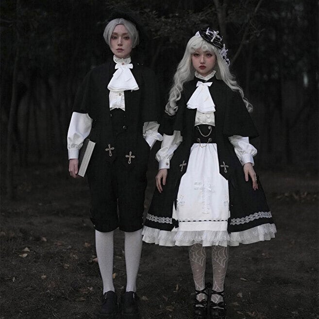 ♡3 アトリエボズ　初期　ガーゼ　十字架カットソー　トップス　ゴスロリ ♡3 アトリエボズ 初期 ガーゼ 十字架カットソー トップス ゴスロリ