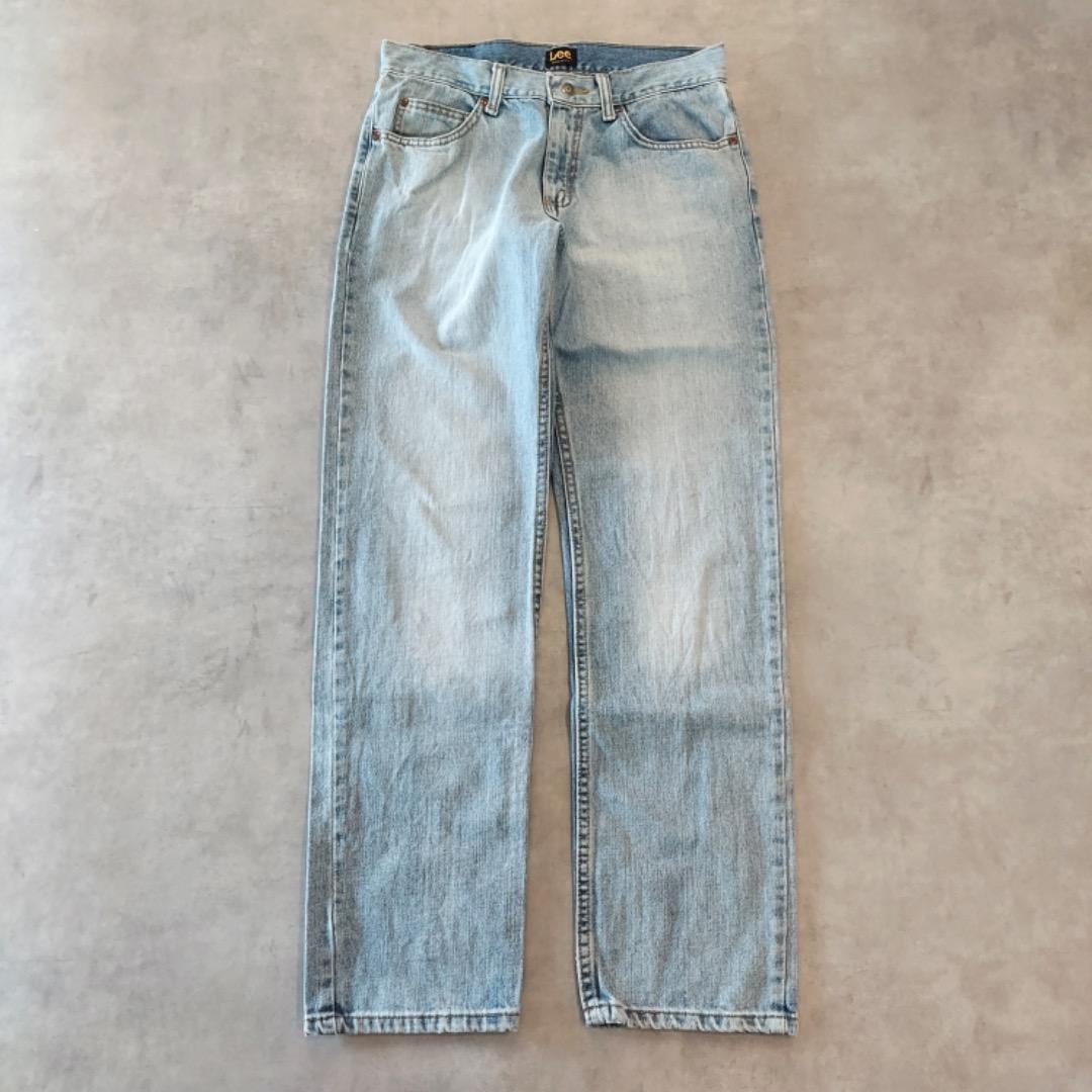 Lee リー W30 ブルーデニム ボトム パンツ 古着 青 縦落ち 15163