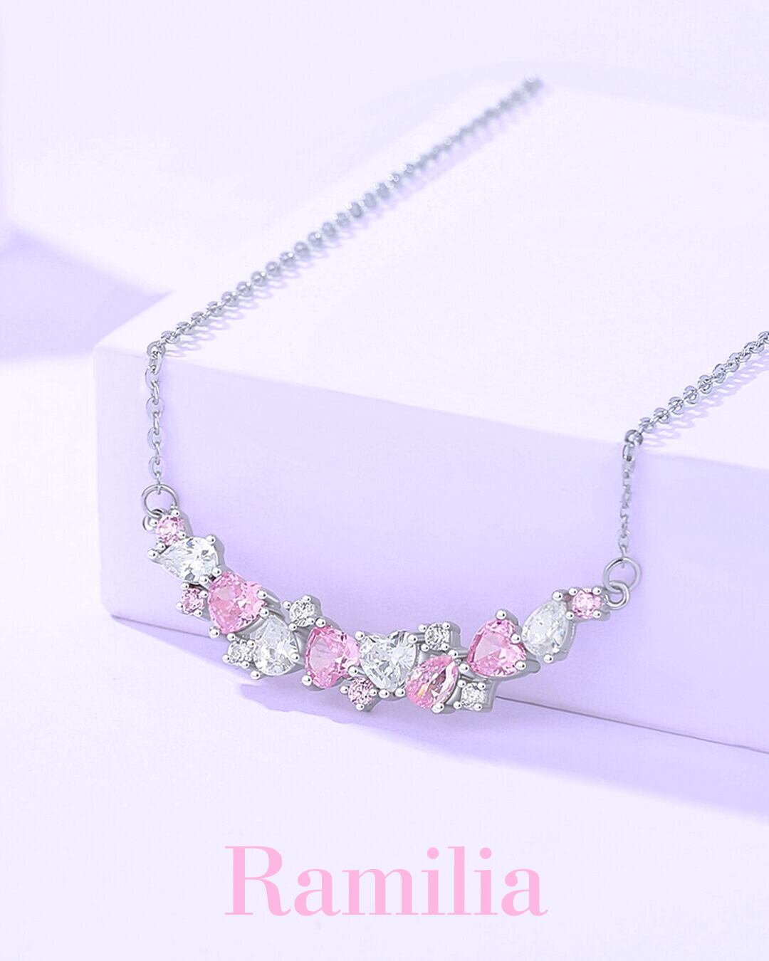 ウィステリアハートネックレス R2406111