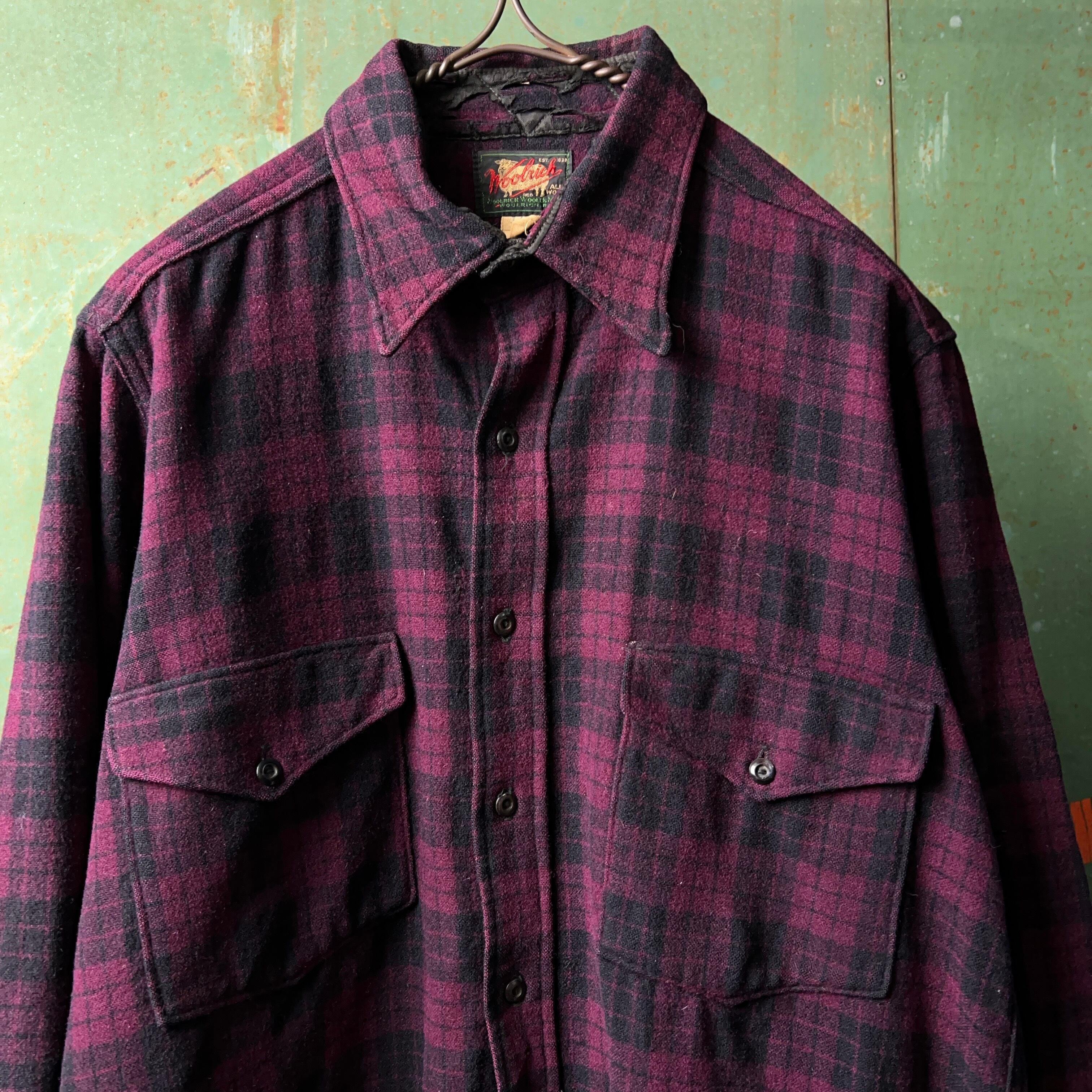 40's 50's WOOLRICH ウールリッチ バッファロー チェック Amazon.co.jp: Woolrich ウールリッチ バッファローチェック ウール