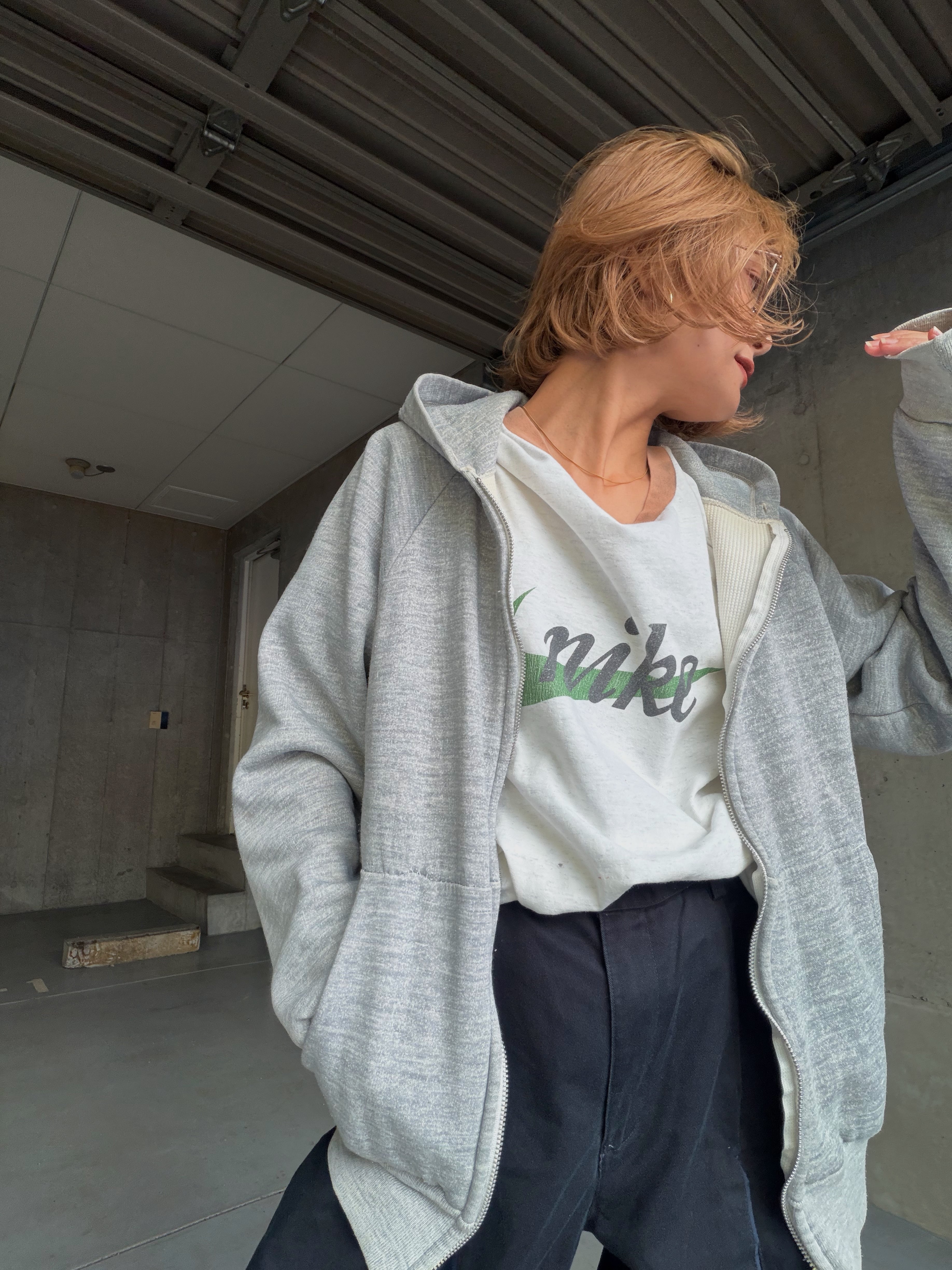 (OT068)BIG YANK thermal liner zip up parker made in Romania