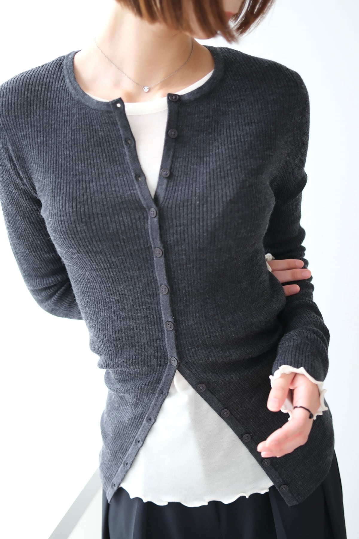 TODAYFUL Silkwool Knit Cardigan シルクウールニットカーディガン C