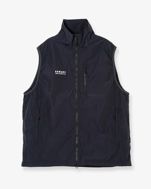 NYLON SHELL VEST-LOGO (NAVY)