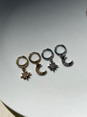 Moon zirconia pierce