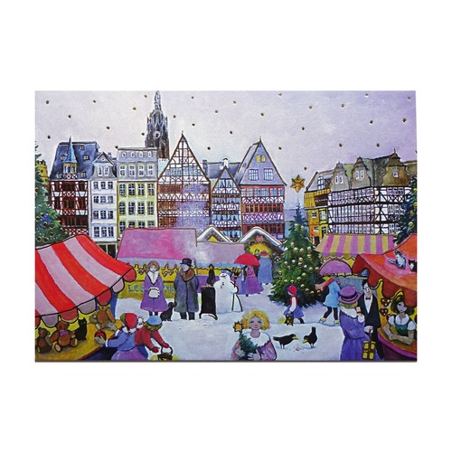 クリスマス ポストカード 欧州各都市のクリスマスマーケットシリーズ フランクフルト [Luka Basic] LAG-2103