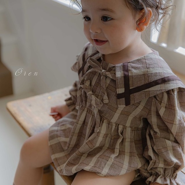 【取寄】oren｜manon autumn bodysuit｜マノンオータムボディスーツ｜S-M｜baby｜26 autumn