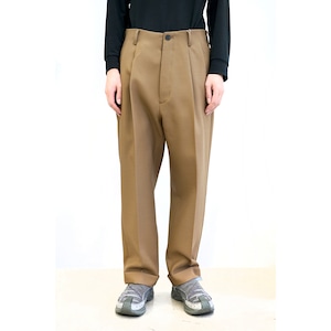 [Blanc YM] (ブランワイエム) BL-22AW-HTCP  Hard tuxedo cloth pants (brown)