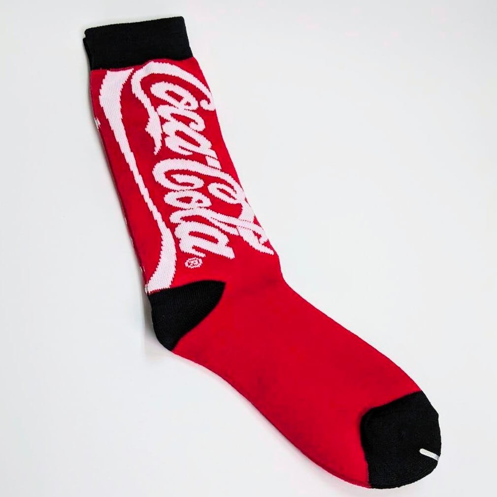 ♧ 再入荷！【CocaCola /コカコーラ  】 crew socks / クルーソックス〚アメリカン雑貨 アメトイ〛