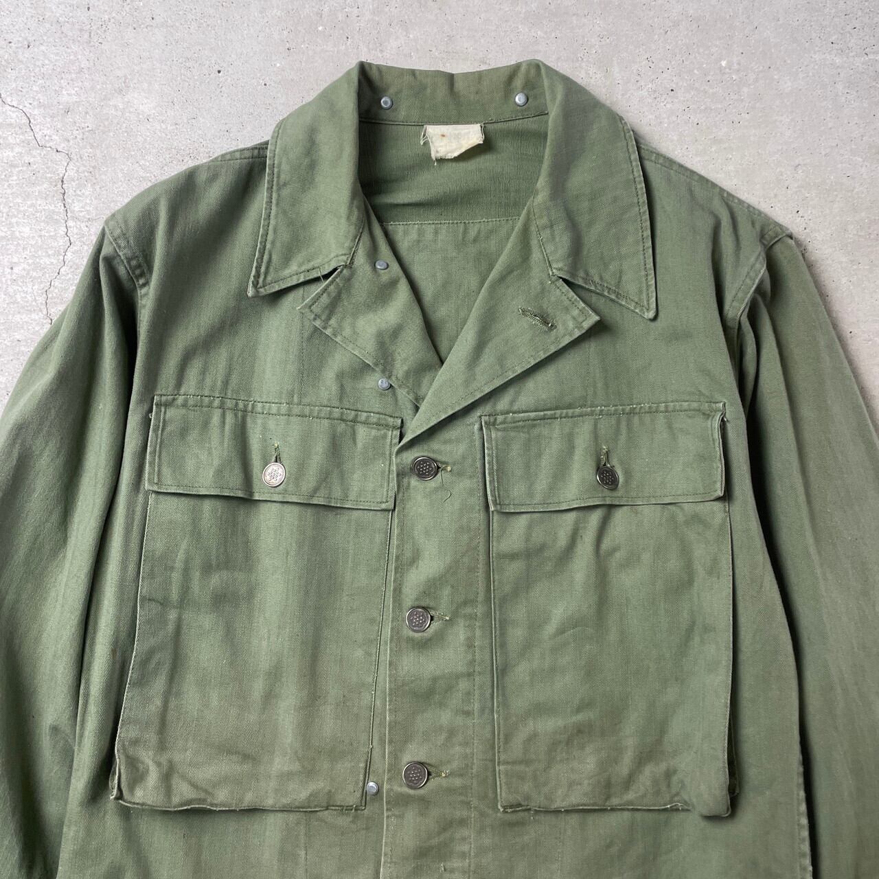 40年代 U.S.ARMY 米軍実品 M-43 HBT ガスフラップ ミリタリー