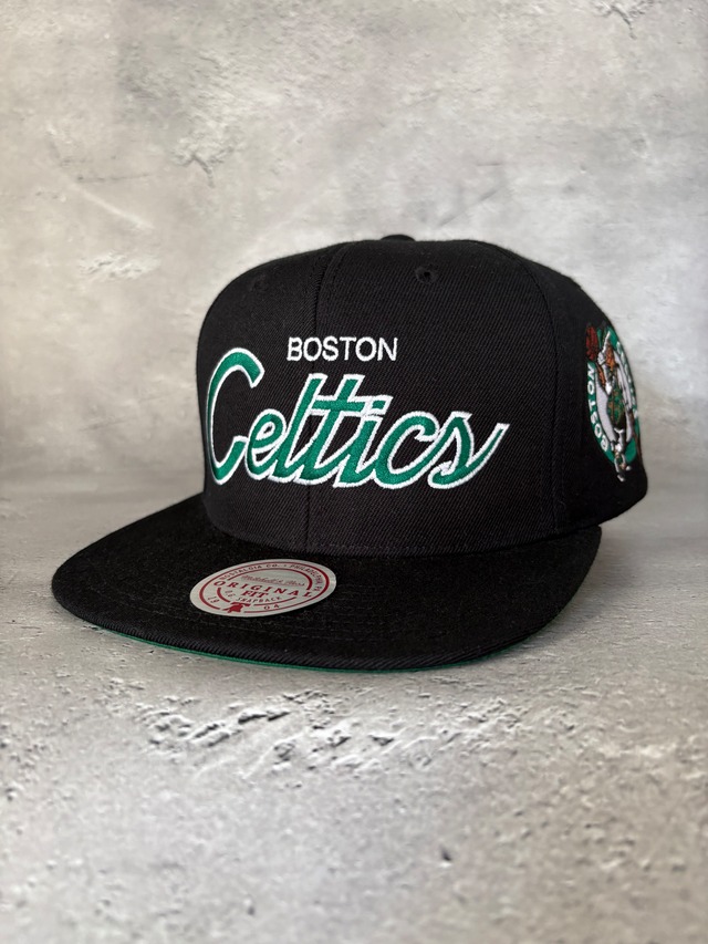 Michell＆Ness/ミッチェル＆ネス NBA ボストン・セルティックス  MNC Current MVP Team Script 2.0 Snapback  キャップ