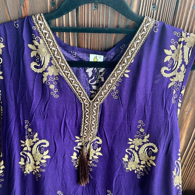 エスニックヘムラインチュニック