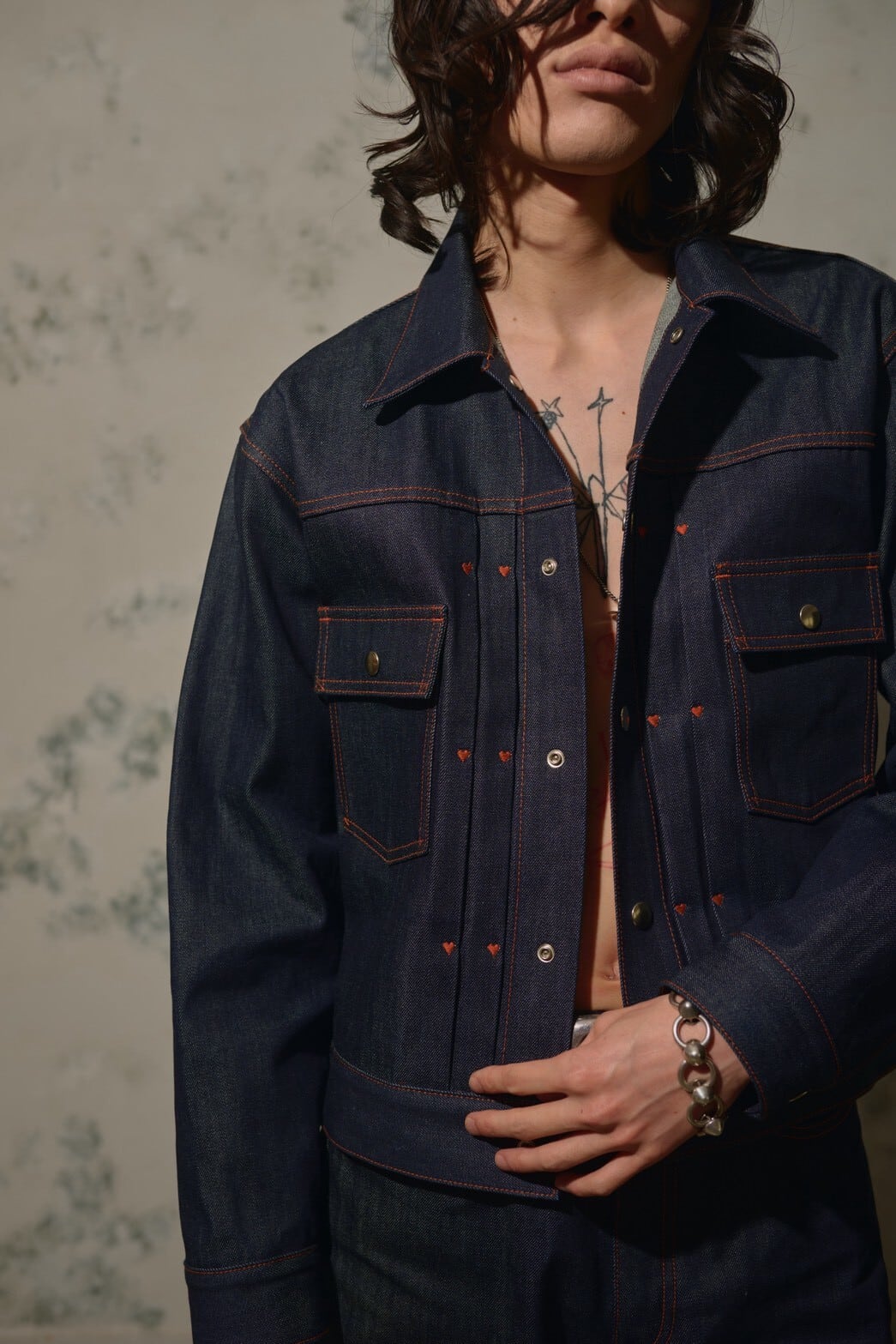 A PUZZLING HOME S.O.A DENIM JACKET-INDIGO