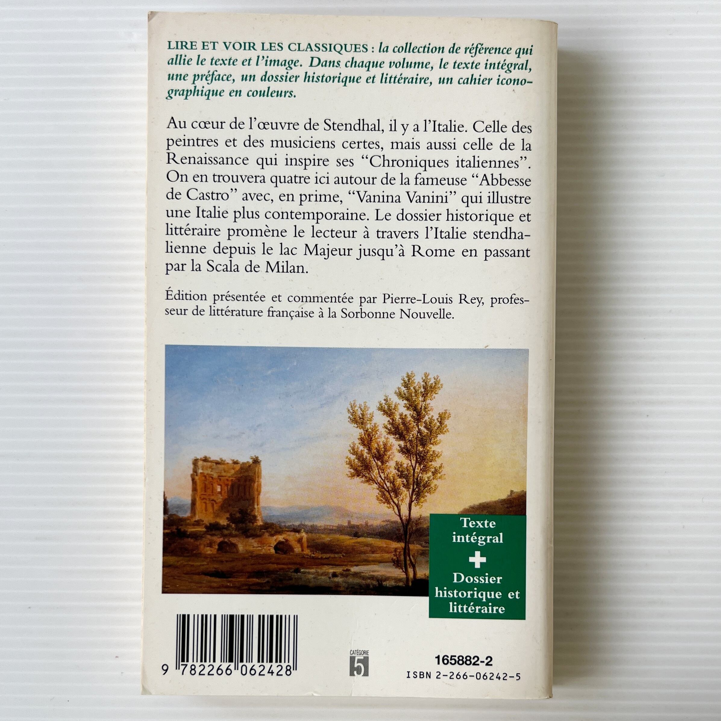 L'Abbesse de Castro et autres chroniques italiennes カストロの尼、イタリア年代記 / Stendhal スタンダール / Pocket