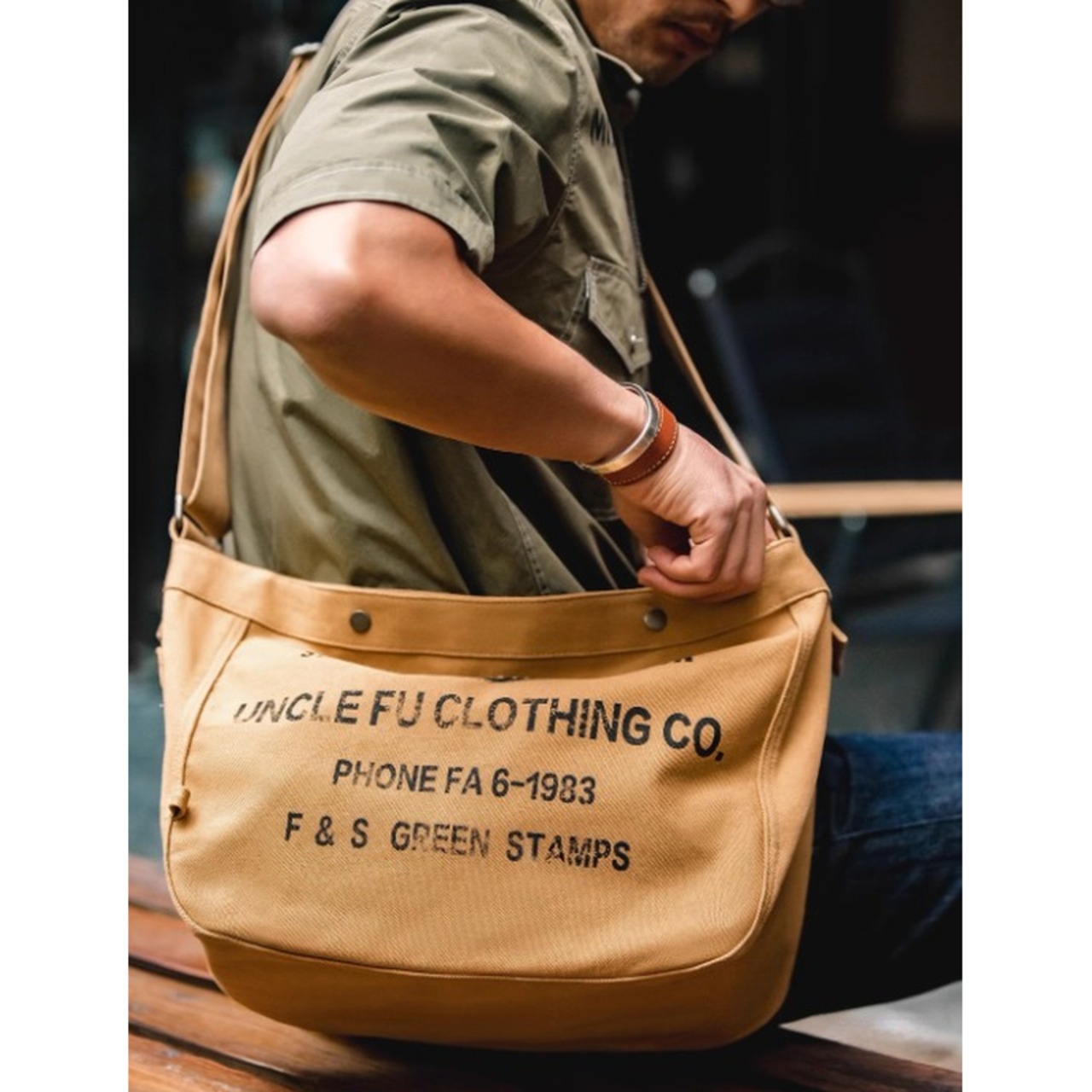 アメリカンキャンバスショルダーバッグ 10231