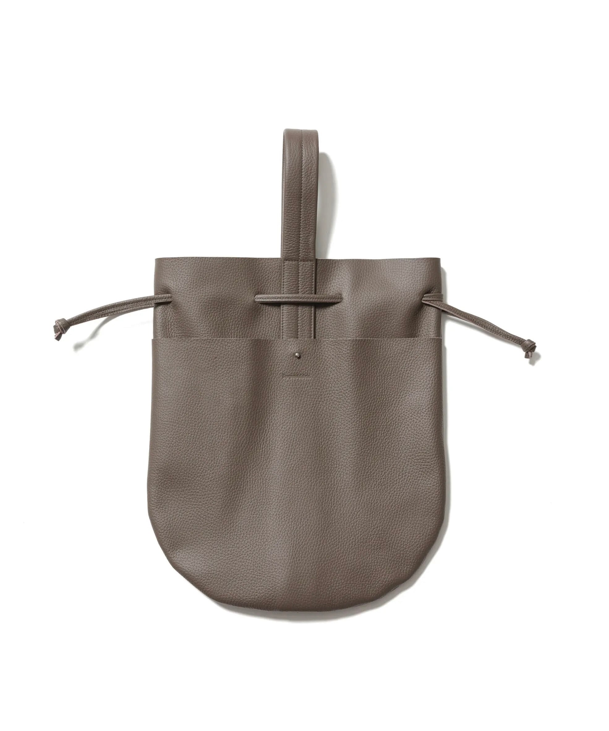 Sasquatchfabrix./24AW-GOA-002 LEATHER HELMET BAG (GREIGE 