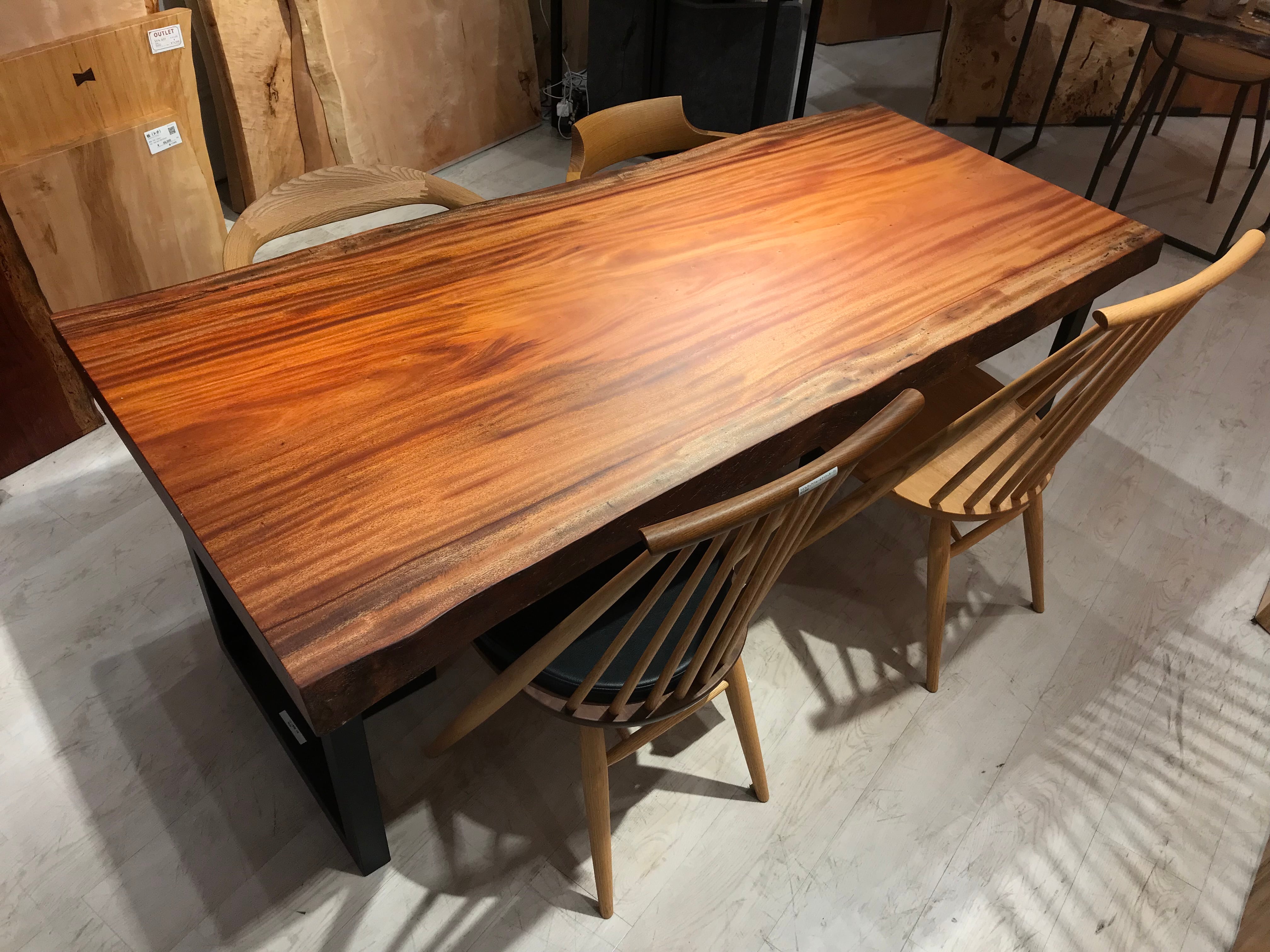 マホガニー_1800×900-800-760×60_横浜元町店_テーブル天板/一枚板