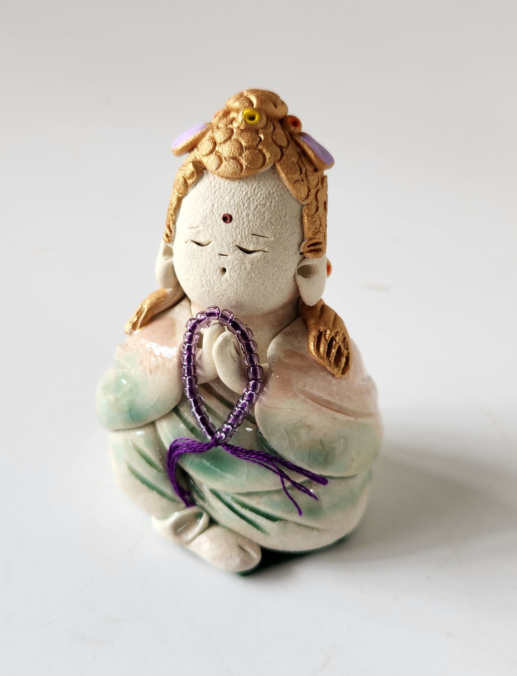 宮崎陶里　地蔵8体セット 宮崎陶里作品 | あかね工房