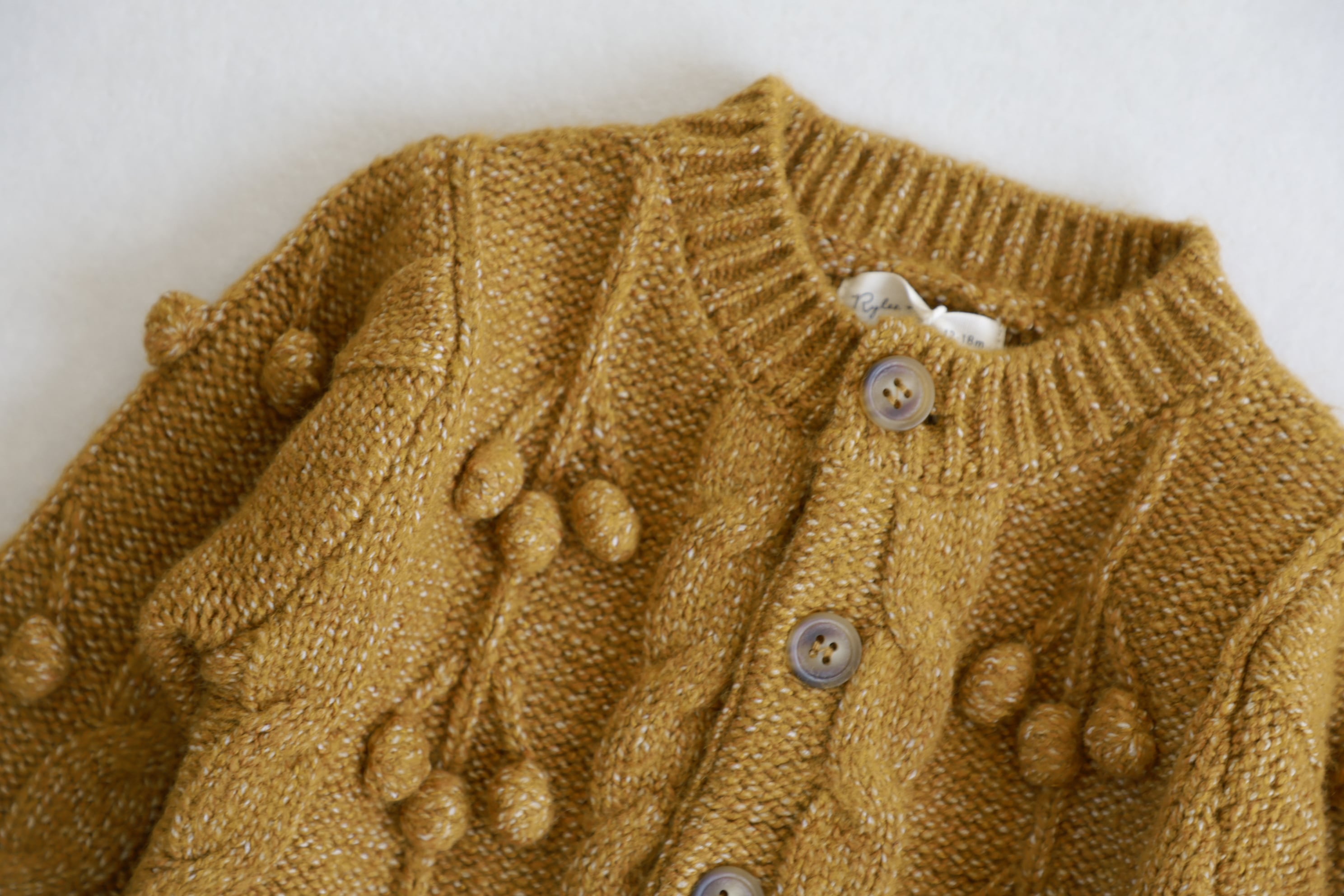Rylee + Cru (ライリー アンド クルー) / BOBBLE CARDIGAN / GOLDEN