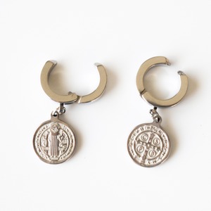 ベネディクトコインドロップイヤリング