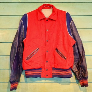 Vintage Varsity Jacket Red×Blue