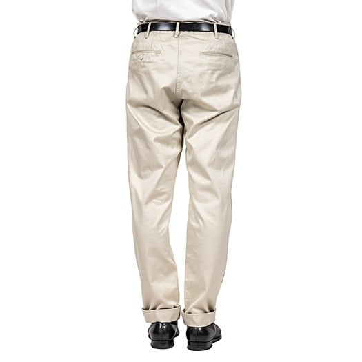 WORKERS(ワーカーズ)～Officer Trousers Slim Type2, Pearl White