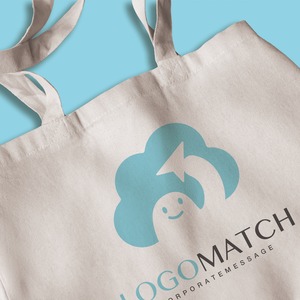 紙ヒコーキ くもり空わってのロゴ