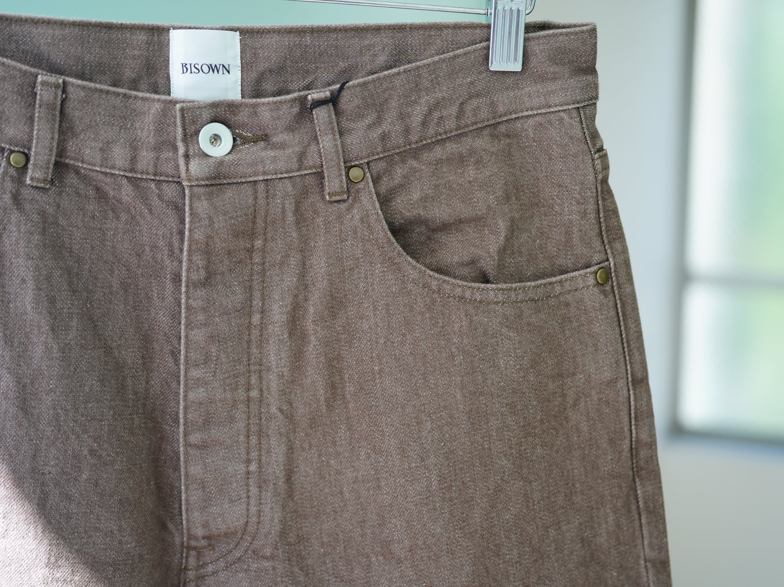 BISOWN (ビソウン) / BISOWN WIDE DENIM BROWN BLEACH | aboutfukuoka