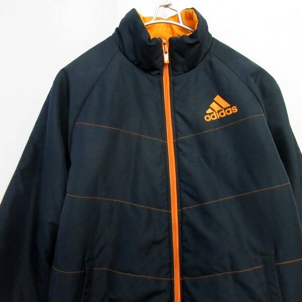 □adidas/アディダス/ジュニア長袖中綿ジャケット/ジップアップ/140