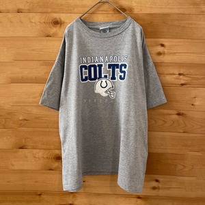 【NFL】インディアナポリス・コルツ Indianapolis Colts フットボール プリント Tシャツ アメフト XL US古着