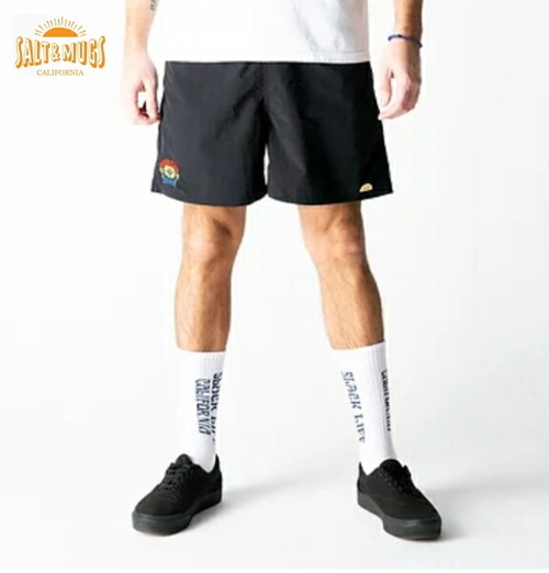 ソルトアンドマグス ショートパンツ ショーツ 半ズボン メンズ SALT&MUGS B.C SHORTS BLACK