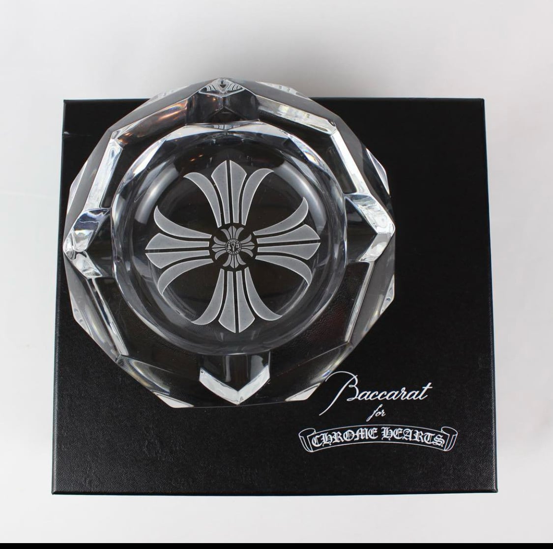 Chrome Hearts クロムハーツバカラ灰皿 約10cm CHROME HEARTS クロムハーツ × バカラ Baccarat CIGARETTE ASHTRAY