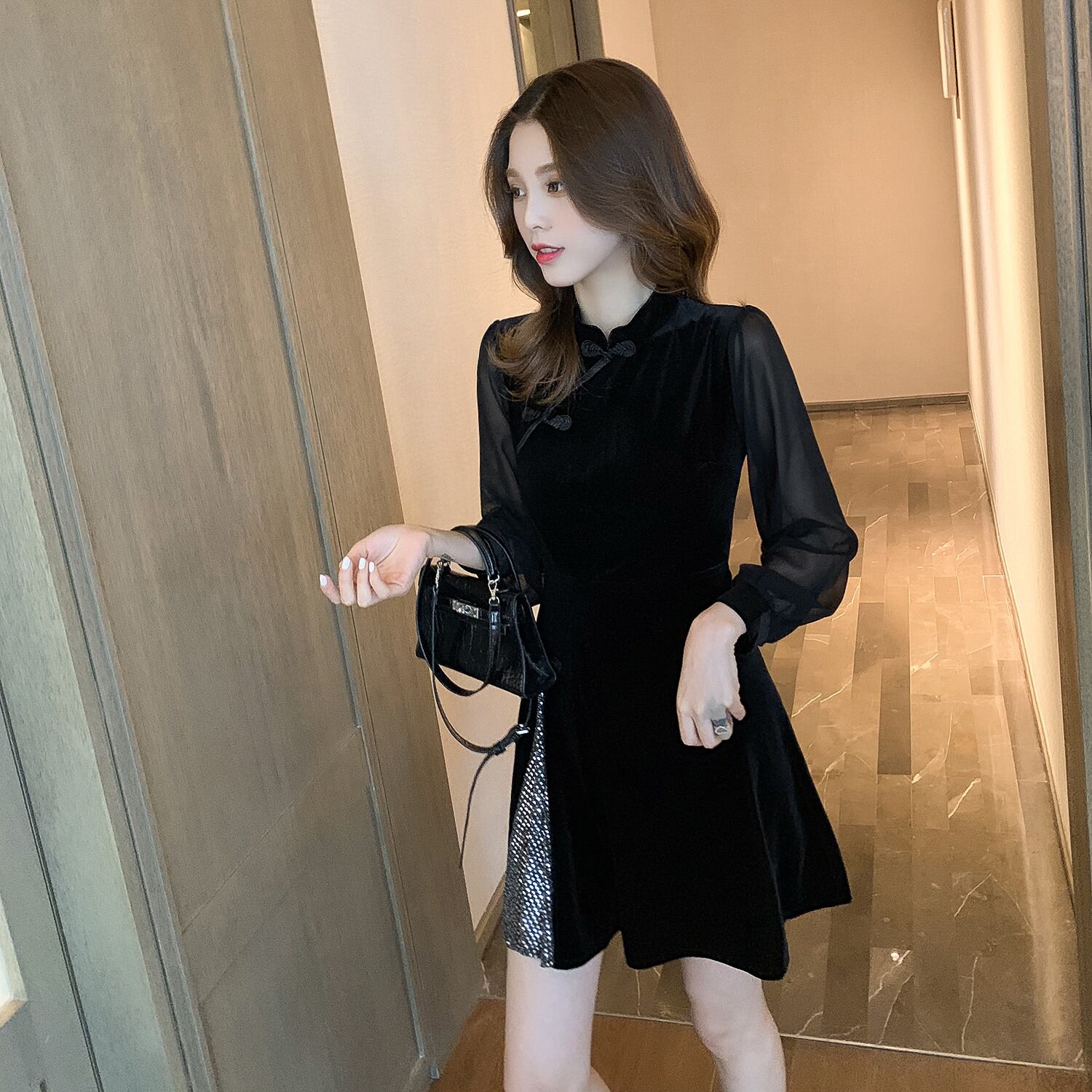 イブニングドレス スタイルオータムウィンタースカート 秋物 冬物 6Du_Shop_Women57104736646