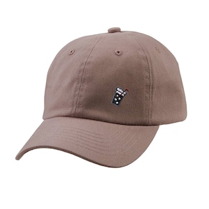 【キャップ】ちょっと一息「アイスコーヒー」スモーキーピンク