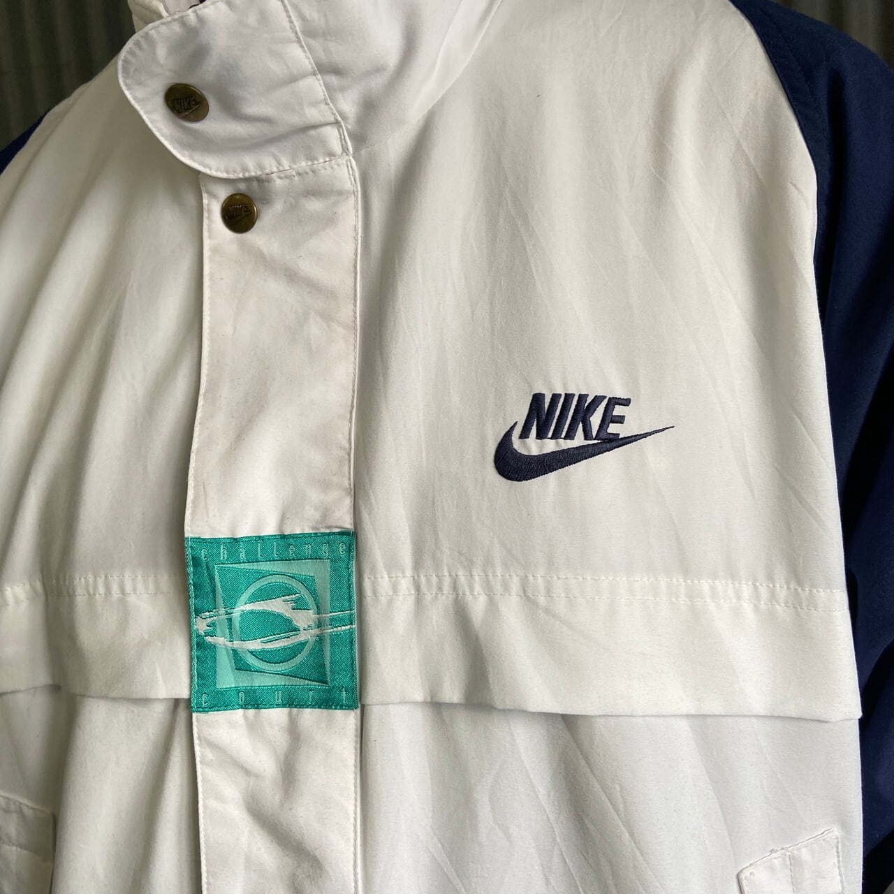 90年代 NIKE ナイキ CHALLENGE COURT バックロゴ刺? ポリエステル