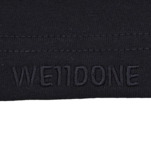 【WE11DONE】BLACK RHINESTONE T-SHIRT