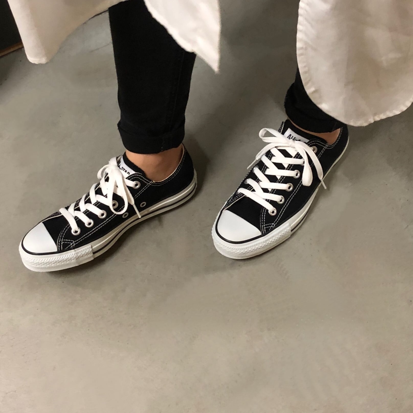 コンバース オールスターox black ブラック 黒のコンバース converse