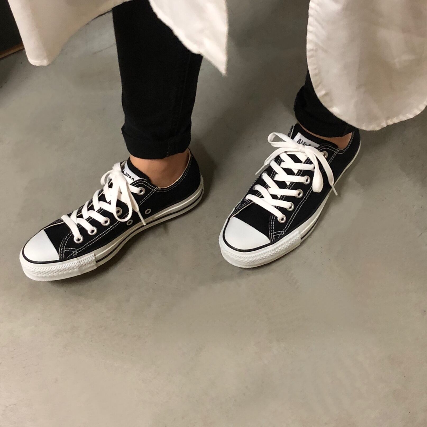コンバース オールスターox black ブラック 黒のコンバース converse  