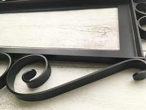 スペインタイルの表札アイアンフレーム〈Lサイズ用〉