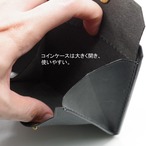3つ折り財布　青