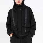Short hooded jacket (ME176)