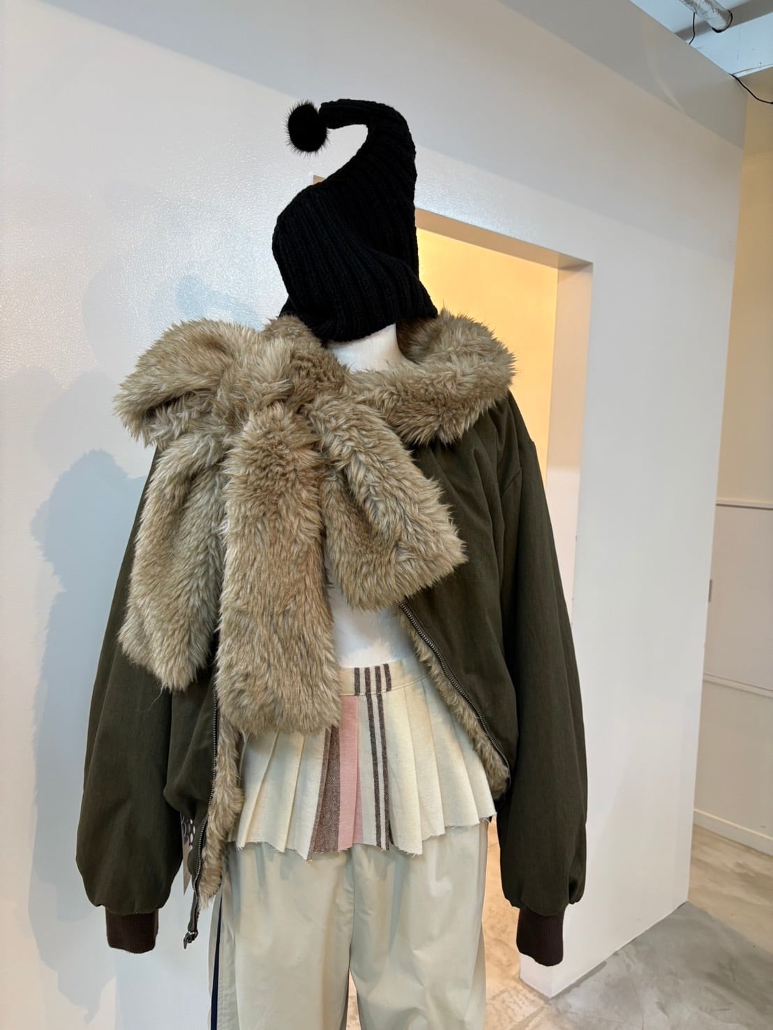 NO DRESS reversible faux fur jacket