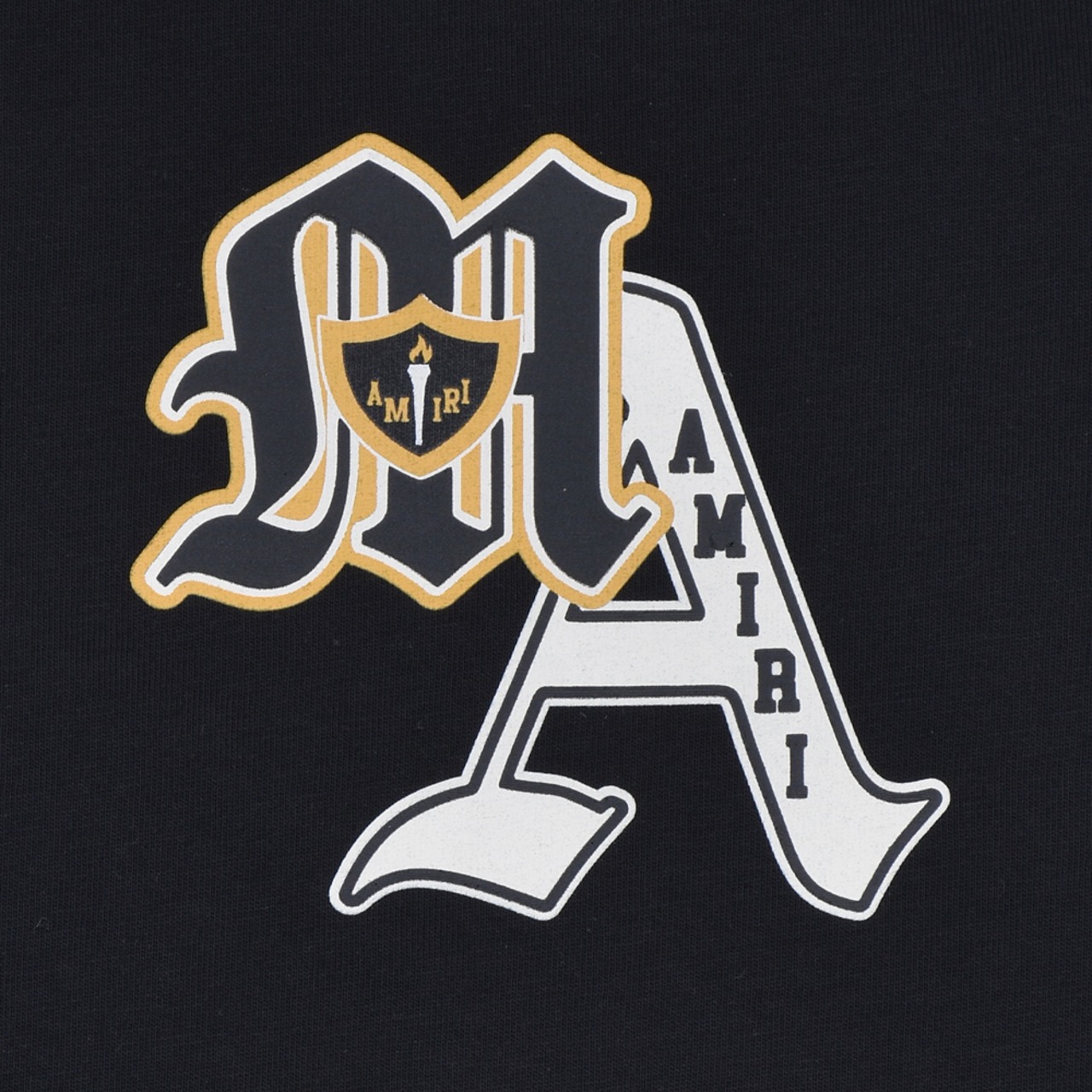 【AMIRI】VARSITY PATCH TEE - 8